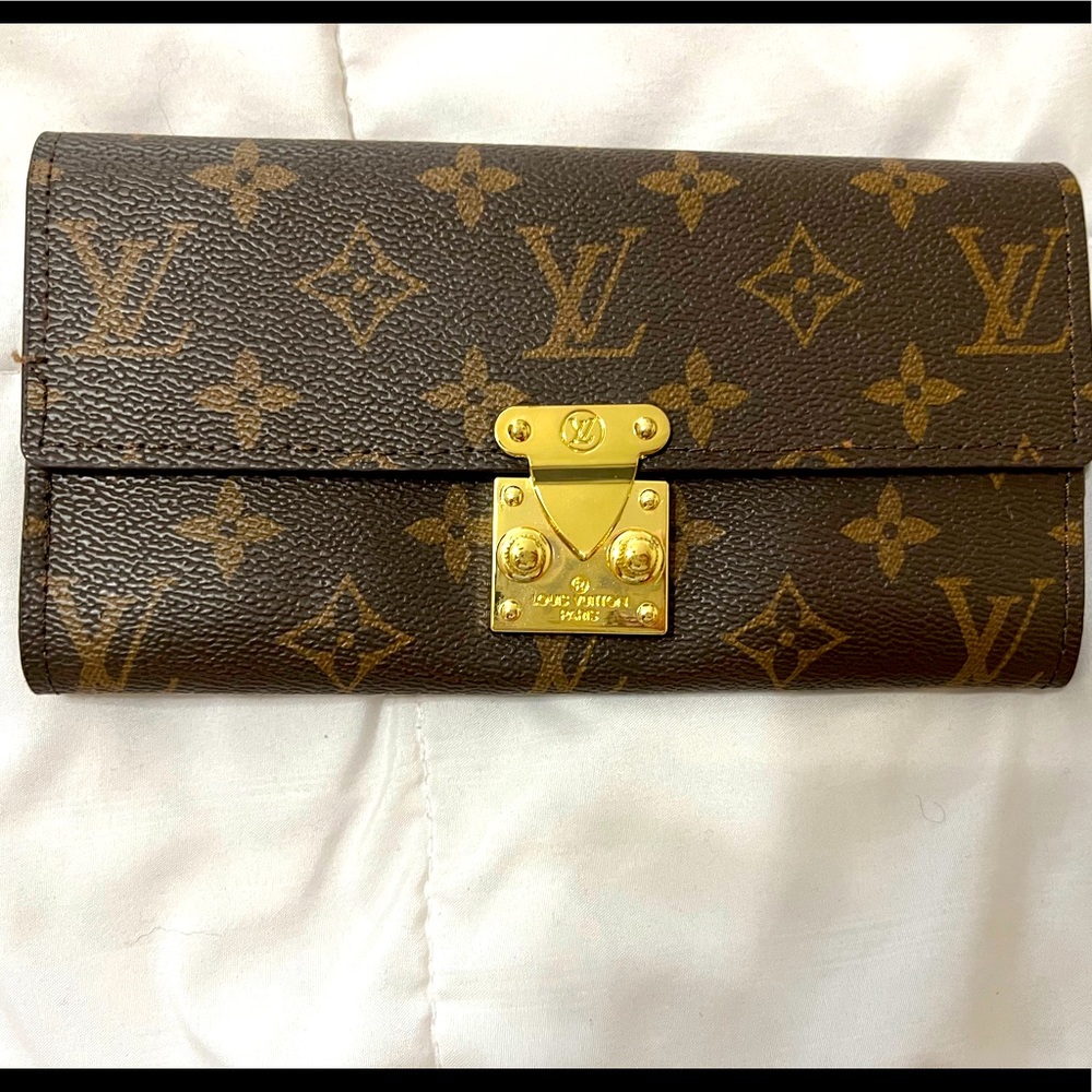 Designer Inspired Monogram Flip Wallet